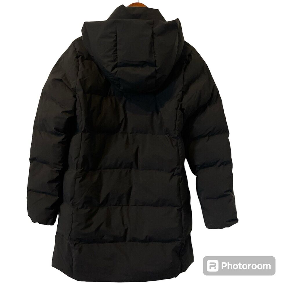 Mercer+Mettle Women's Puffy Parka Coat Puffer Winter Warm Black Medium - Picture 11 of 11